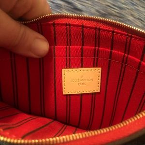 Louis Vuitton flat purse